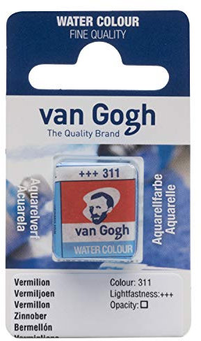 Van Gogh Peinture à l'eau, demi-panneau, vermillon 311