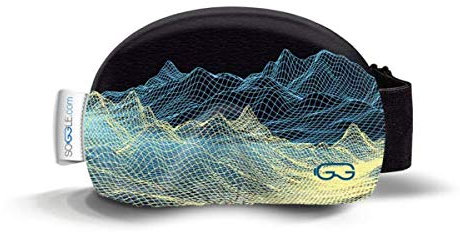 SOGGLE Skibrillen Schutz Überzug aus Mikrofaser (one size), Farbe:structure digital mountain