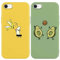 Yoedge 2 pezzi Cover per Apple iPhone 8/7/SE2022/SE2020 4,7, in silicone morbido custodia per telefono con motivo Aesthetic, antiurto protezione custodia per iPhone 8, avvocato banana
