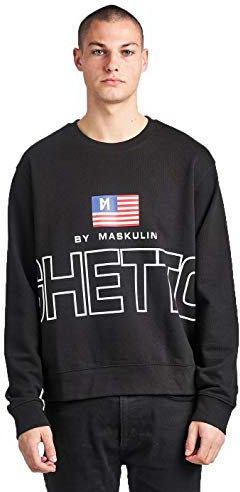 Maskulin Lukas Crewneck Black (M)