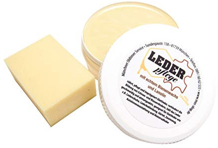 MOS Lederpflege mit echtem Bienenwachs und Lanolin (neutral)