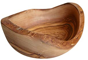 D.O.M.® Knabberschale RUSTIKAL rund (ø 14 cm) aus Olivenholz
