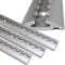 NTG Aluminium Airlineschienen Set halbrunde Form 1-10 Meter - Airlineschiene zur Ladungssicherung für LKWs und Wohnmobile - Gebohrte Zurrschiene Silber - Zurrleiste | 4 Meter (4 x 1 Meter)