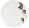 Official Licensed Wrendale Country Field Mouse Coupe Porcelain China Dinner Plate, White, Brown & Cream