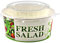 Enpack - Salatschale mit Deckel 750ml - Salatbox to go 100 Stück - Einweg Salatschalen aus Kraftpapier - Salatschüssel to go - Pappschüsseln für Salat & Snacks - Einwegschalen mit Deckel - Fresh salad