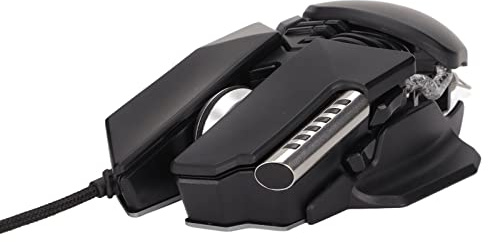 Asixxsix Gaming Mouse,Mechanical Mouse, RGB Wired Gaming Mouse,12800 DPI Adjustable Computer Mouse,4 Light Modes, Ergonomic USB Computer Gaming Mouse for PC Gamers Laptop