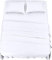 Utopia Bedding 4 Teilige Bettlaken Set 105x190 cm, Weiß - Polyester Microfaser, 1 Spannbettlaken 105x190 cm, 1 Bettlaken 180x227 cm und 2 Kissenbezüge 50x75 cm