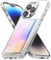 Ringke Fusion Card [Easy Card Removal] Compatible with iPhone 14 Pro Phone Wallet Case, Slim Transparent Shockproof Protective Cover with Built-In Side Slot Holder - Clear