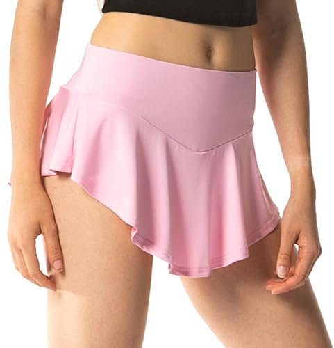 Minifalda - sexy falda corta para mujer, salmón, M