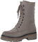 MARCO TOZZI Stivaletti Donna con Lacci in Pelle Zeppa, Taupe Nubuck, 41 EU