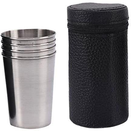 SHOWERORO 1Set Camping Cups Portable Multi-Function Drink Cups for Outdoor Adventures Picnics and Hiking Convenient Reusable Wine Mugs