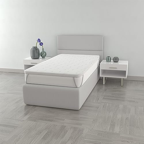 Topper “Queen” mit Memory, matratzenschoner, 80x195cm