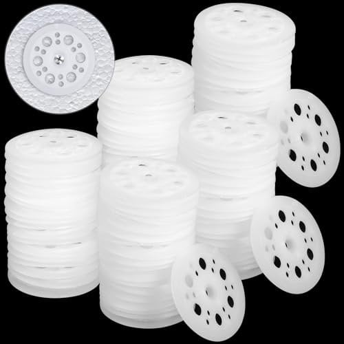 Lnrueg Plastic Flat Washer, 500 Pcs, 1.78in Diameter, 0.4in Thickness, Insulation Board Load Spreader
