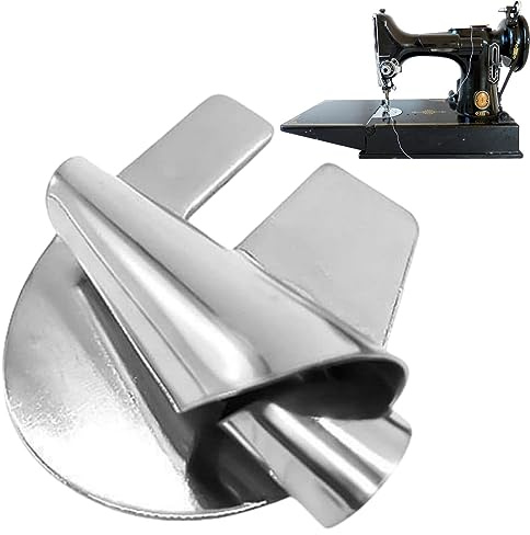 Genikeer 3mm-10mm Edelstahl Nähen Rolled Saum Presser Fuß, Schmaler Rollsaum Nähmaschinen Nähfußsatz, Rollsaumfuß Rollsäumer Hammer Nähfüßr, Rollsaum Nähfuß Für Nähmaschine Zum Säumen