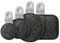 Drops® By Tandem Drums – Gewichtete Filzdämpfer-Effekte, verbessert sofort den Trommelton, keine Klebstoffe, ersetzt Gele und andere klebrige Dämpfer-Pads und Dämpfer (4er-Set)