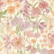Wildflowers Cream Wallpaper - Naturistic Floral Petals Classic Colourful Vibrant Flowers - Stylish Feature Wall