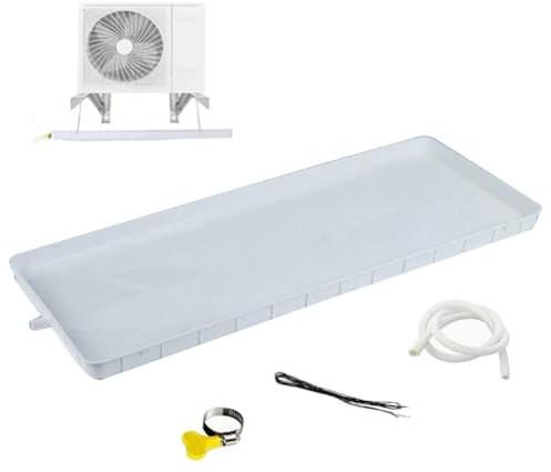 DJJYCTNM Air Conditioner Drain Pan Kit, Portable Air Conditioners Plastic Tray Condensate Water Drip Tray for AC Accessories, Automotive Drip Pan (Color : 81.5 * 33cm/32 * 13in, Size : 300cm hose)