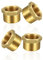 YOUZMY 4 pz riduttore in ottone adattatore da 1/2 a 1/4 pollice (AG Ø 20mm x IG Ø 12mm)riduttore, filettatura maschio a nipplo filettato femmina, raccordo filettato per tubi dell'acqua (1/2 auf 1/4)