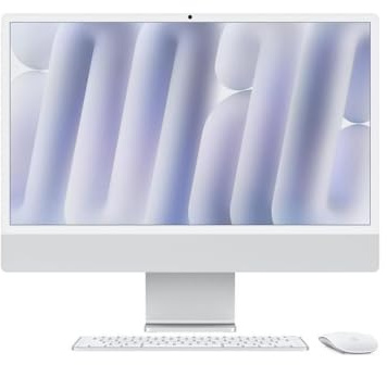 Apple iMac All-in-One-Desktop-PC mit M4 Chip, 10-Kern CPU und 10-Kern GPU, 24 Zoll Retina Display, 24 GB Unified Speicher, 512 GB SSD, Rosa