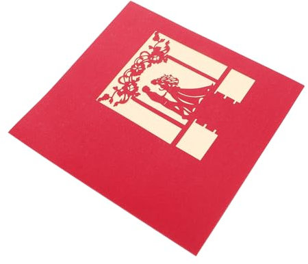 DIYEAH 1Stk Einladungskarte hochzeitskarte wedding card hochzeitgeschenke an brautpaar für geld hochzeitdeko Einladung zur Verlobung Herz-Grußkarten Geschenkkarte Gruß zur Hochzeit