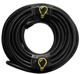 SHPELEC® H05RR-F 3 Core Flexible Rubber Cable - Premium Electrical Wire for Indoor and Outdoor Use - 1.0mm, 1.5mm, 2.5mm 5m, 10m, 20m (1.0mm 100m)