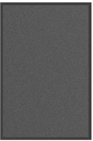 vidaXL Fußmatte Anthrazit 60x90 cm, Schmutzfangmatte, Sauberlaufmatte, Haustürmatte, Türmatte, Matte, Willkommensmatte, Outdoor-Türmatte