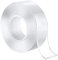 Adhesive Tape,Multipurpose Transparent Double Sided No-Trace Removable Glue Tape,Washable Strong Sticky Wall Tape Strips Transparent Tape Poster Carpet Tape for Paste Items,Household (3M x 3CM x 2MM)
