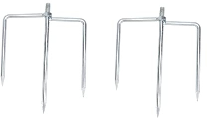 ROMISBABA 2 Piezas Soportes para Sombrilla de Playa con Diseño Anclajes para Fijar Parasol Exteriores para Terraza y Jardín