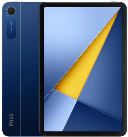 XIAOMI Poco Pad C1 Tablet 9.7 Inch 6+64GB Android 16 Snapdragon 6S 4G Gen 2 Long Battery Life 7600mAh IPS LCD 120Hz 18W HyperOS 3 with Charger (Blue)