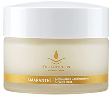 TAUTROPFEN Naturkosmetik, Amaranth Anti Age, Aufbauende Gesichtscreme für anspruchsvolle Haut, 50 ml