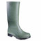 STI Stivale in PVC di colore verde alto, altezza ginocchio, provvisto di suola nera n. 38