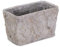Cheung's Fioriera rettangolare in ceramica e cemento, grigio