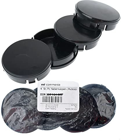 4x 64mm Nabenkappen Felgen Deckel Radnaben Kappen Schwarz Gewölbt für VOLVO