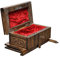 Tubibu Walnut Treasure Within Puzzle Secret Magic Box, handgefertigt, einzigartige Schmuckschatulle mit verstecktem Schlüssel, 25 x 15 x 12 cm