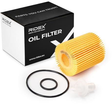 RIDEX 7O0051 Ölfilter Kompatibel mit TOYOTA AURIS NRE15, ZZE15, ADE15, ZRE15, NDE15 Filtereinsatz mit Dichtringen mit Dichtungen