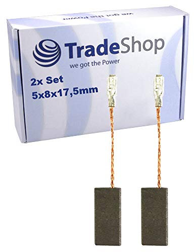 2x Kohlebürsten Motorkohlen Kohlen 5x8x17,5mm für Bosch Winkelschleifer GWS 8-125 Z GWS 9-125 GWS 900 GWS 1000 GWS 10-125 GWS 10-125 C GWS 10-125 CE