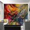 Fototapete Cooles Wohnzimmer Sofa Hintergrund Linien Abstrakte künstlerische Malerei Tapete Wandbild 3D Wanddekoration fototapete 3d Tapete effekt Vlies wandbild Schlafzimmer-250cm×170cm