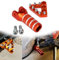 USTPO Motorrad-Bremspedal hinten + Schalthebelspitze – 125–530 cc 2004–2010 CNC-Aluminium passend für K.T.M SX EXC XCF XCW SXF SMR SMC Motorrad – Orange
