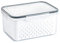 Katutude Boite de Rangement Frigo - Bac Rangement Frigo Transparent avec Couvercle - Organiseur Frigo Empilable en Plastique Bacs de Rangement pour Cuisine Réfrigérateur Placard