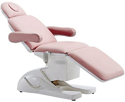ZYHHDP Chaise de Table de Spa, Lit de Massage Électrique avec Poignée de Fonctionnement Monobloc Moteur Silencieux en Cuir de Haute Qualité, pour Le Salon de Tatouage de Thérapie (Color : White)