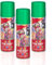 Pack 3 Laca de Pelo Color Verde 125ml - Spray Colores para Cabello Rápida coloración, Lavable