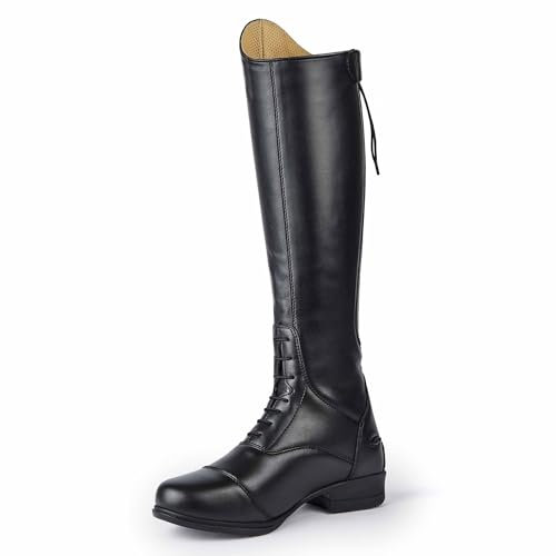 Shires Moretta Luisa - Stivali da equitazione sintetici, per adulti, taglia 40, colore: Nero, Nero , 39 EU