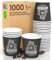 Eurocali 1000 Petits Gobelets en Papier 65ml Mini Gobelets Jetables Biodégradables Écologiques Design CuzcoCUP - Tasses en Carton Résistant à la Chaleur pour Café Italien