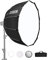 Parabolic Softbox,COLBOR BP65 65cm Professionelle Schnellinstallation Softboxen mit Wabengitter und Doppeldiffusor für COLBOR CL60/CL100X/CL100 Series COB Videoleuchte und Anderen Bowen Mount Lights