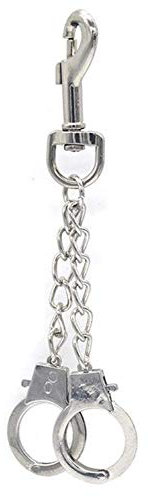 CAZARU Handschellen Brieftasche Gürtelkette Rock Hiphop Hosenkette Taillenkette Damen Schlüsselanhänger Herren Schmuck Accessoires, Damen