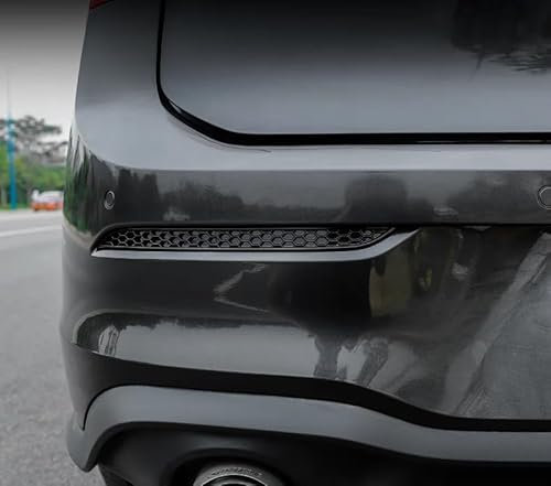 für Golf 8 Mk8 2020-2023 Exterieur Nebelschlussleuchte Cover Dekor ABS Kunststoff Schwarz glänzend 2 Stück, Nicht für Golf Variant