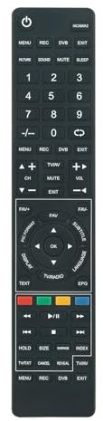 VINABTY LED 2470 DVB-T Fernbedienung ersetzen Passend für United TV,Kompatible Modelle:LED22X10 LED24X10 LED19X11 LED22X11 LED32X11 LED16X12 LED32X13 LED32X18 LTW22X94DB