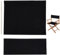 GORGECRAFT 1 Set Regiestuhlbezüge Aus Segeltuch Ersatz-Sitzbezug Schwarzes Egiestuhl Canvas Ersatzsitz Direktoren Stuhlhusse Tragbare Klappstühle Abdeckung Kit Regiestühle Covers für Home Director