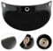 Stylish Motorcycle Helmet Visor Peak Protector Shield, Universal Fit, Scratch Resistant, Black