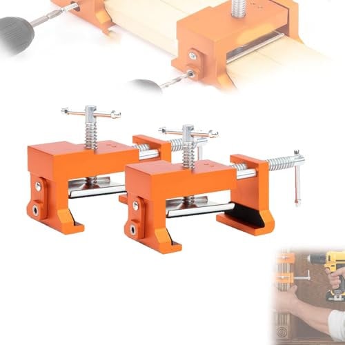 Woodworking Drilling Holding Clip, Cabinet Clamps, Claw Clamps for Cabinets, Woodworking Clamps, Precision Woodworking Tool clamp - Saker Woodworking Drilling Holding Clip (2 Pcs)